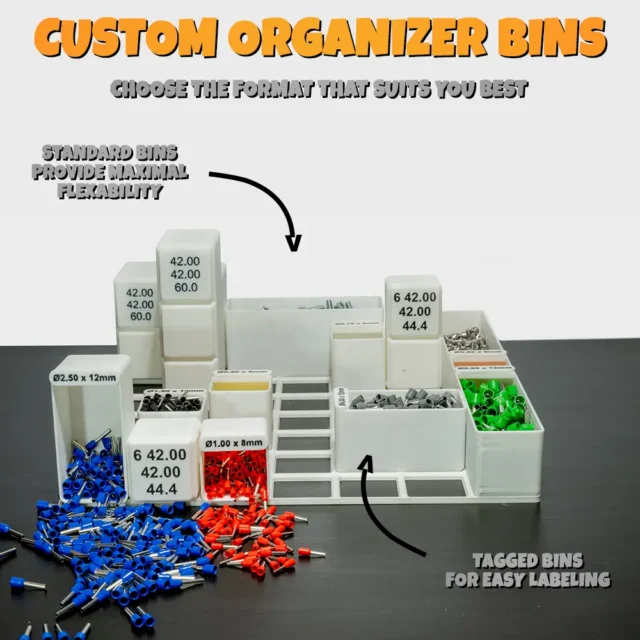Custom labeled containers – Single